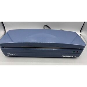 Deni Freshlock II Vacuum Sealer Machine Blue Food Preserver with Roll Storage